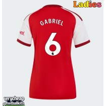 Arsenal Gabriel Magalhaes #6 Replica Home Shirt Ladies 2026-27 Short Sleeve
